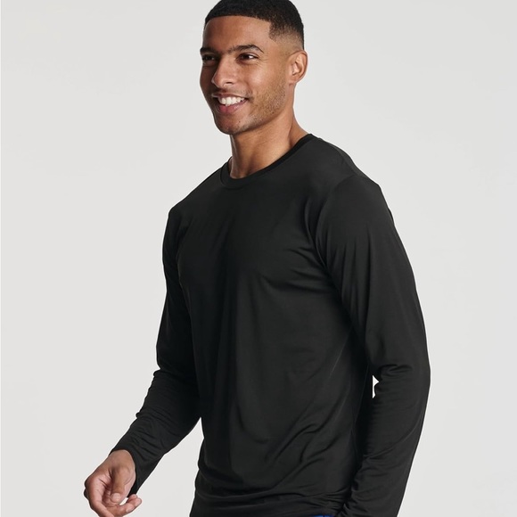 4-Pack Men's Long Sleeve Dry-Fit Shirts - Moisture Wicking, UV Protection For Workouts & Outdoor